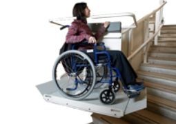 Mechanical platform for wheelchairs