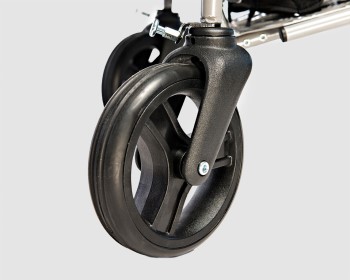 black wheel of special needs stroller racer +