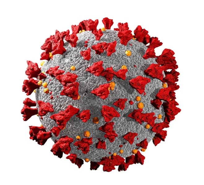 Coronavirus molecule graphic