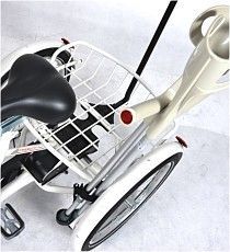 Crutch holder for tricycle Vermeiren E6