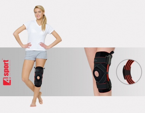 Knee joint brace with splints 2 and cross fastening AM-OSK-Z/S-A