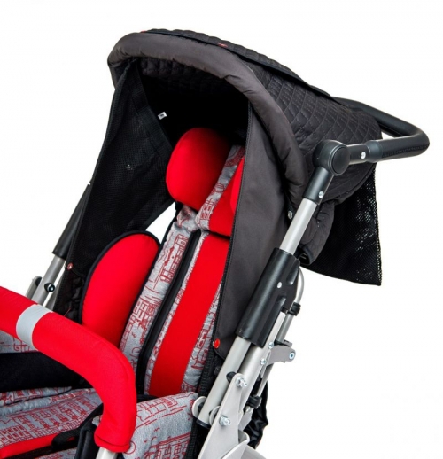 Folding canopy with side covers for buggy URSUS 