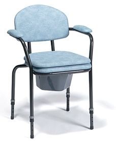 Combined bathroom/toilet chair with adjustable height Vermeiren 9063