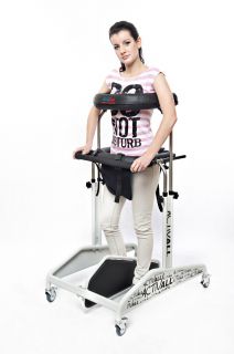 Child in dynamic stander Activall for special needs