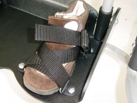 Foot straps for BINGO wheelchair