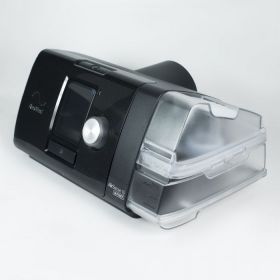 Auto CPAP ResMed AirSense 10 AutoSet with heated humidifier HumidAire and nasal mask Mirage FX