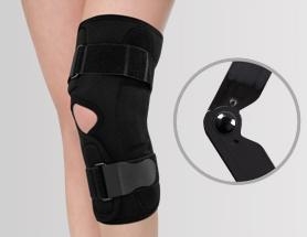 Open knee brace with two splints 1 AM-OSK-O/1