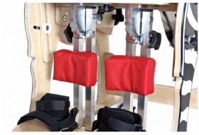 Lower limbs supporting cushions for vertical stander and chair DALMATIAN 