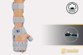 Hand and forearm support with stabilization of position AM-SDP-K-02