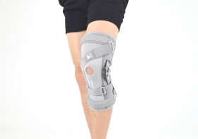 Splint knee joint brace with splint 2RA and dynamic spiral belt, AM-OSK-ZJ/2RA