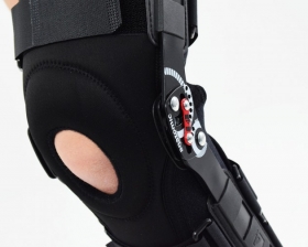 Lower limb brace with splints 2RA and cross reinforcement AM-OSK-ZL/2RA-02