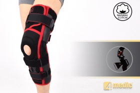 Lower limb brace with splints and dynamic system ACL power AM-OSK-ZL/2RA-ACL